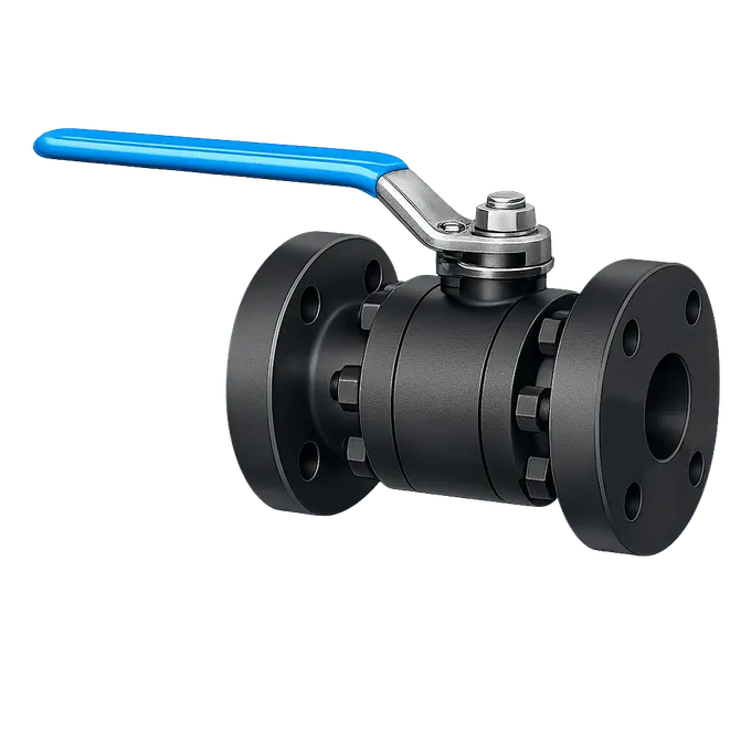 F11 forged flat face flanged ball valve - ASME Class 150