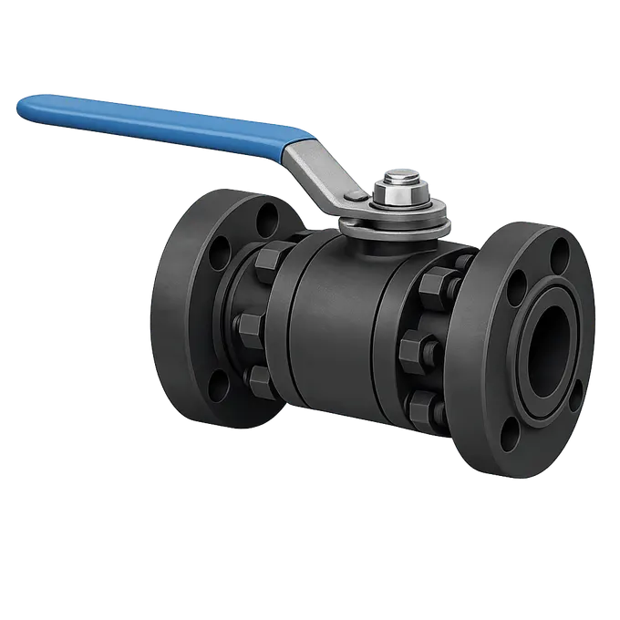 F22 forged ring type joint flanged ball valve - ASME Class 150