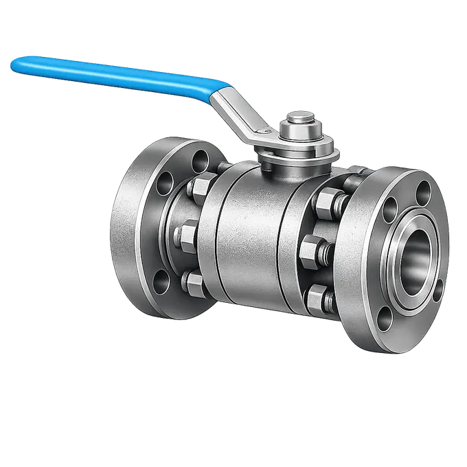 F44 forged ring type joint flanged ball valve - ASME Class 150